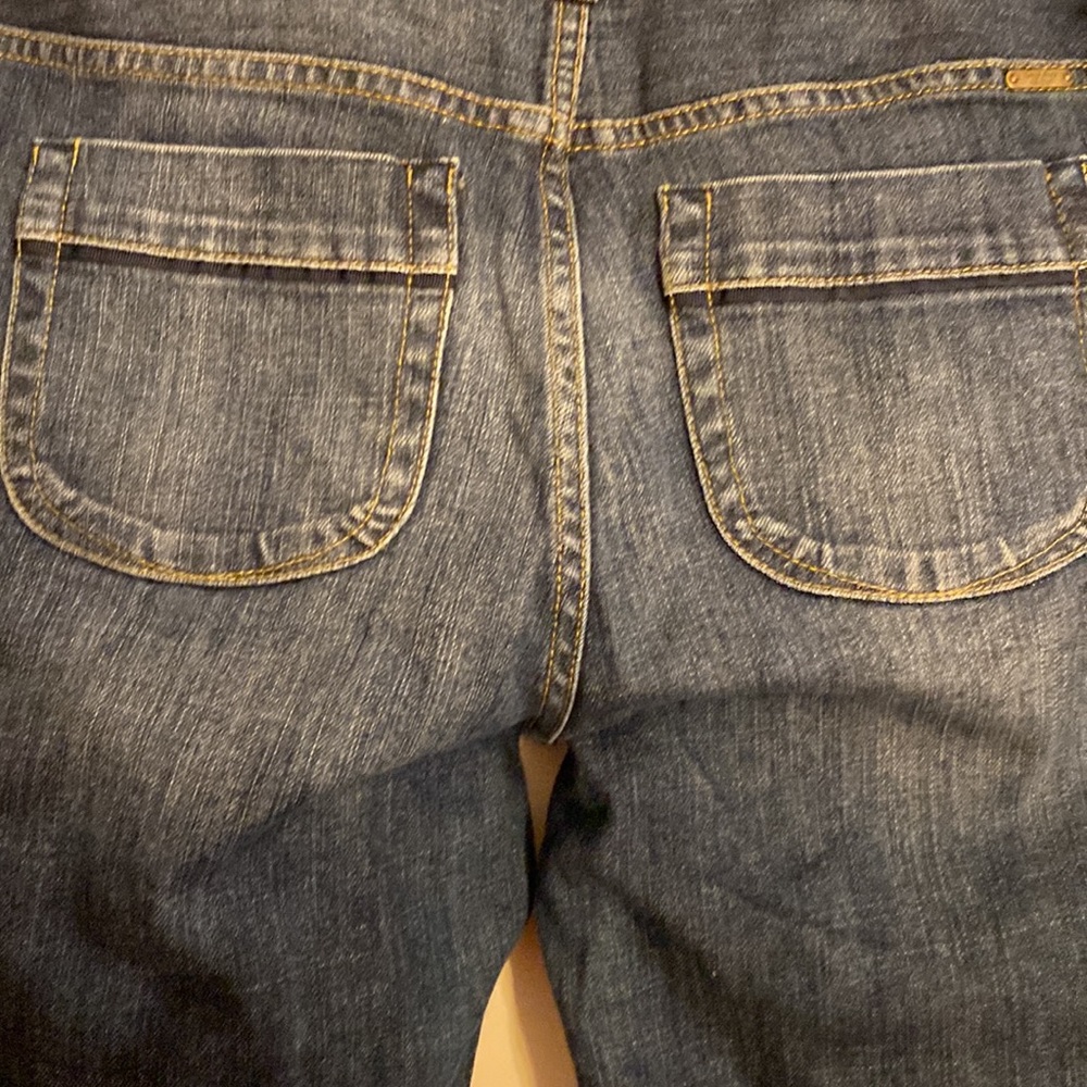 Simply Vera Wang Zipper Pocket Denim Blue Jeans - Picture 5 of 10